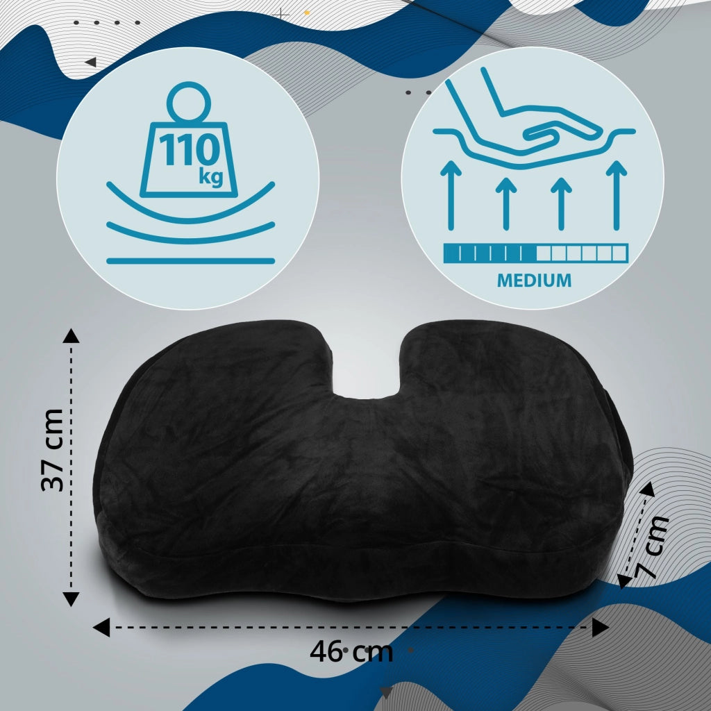 Cuscino ergonomico nero