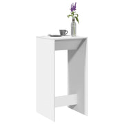 vidaXL Tavolo da Bar Bianco 51x50x103,5 cm in Truciolato