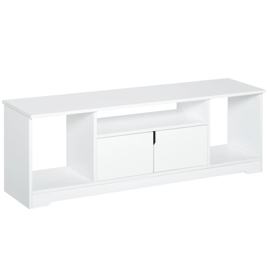 Mobile TV per televisore fino a 42 pollici ¨C zephmum ¨C bianco 120x30x41 cm