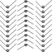 Torsiveri in acciaio inossidabile 1,2 mm diametro filo 9 mm diametro esterno - Set da 30 pezzi