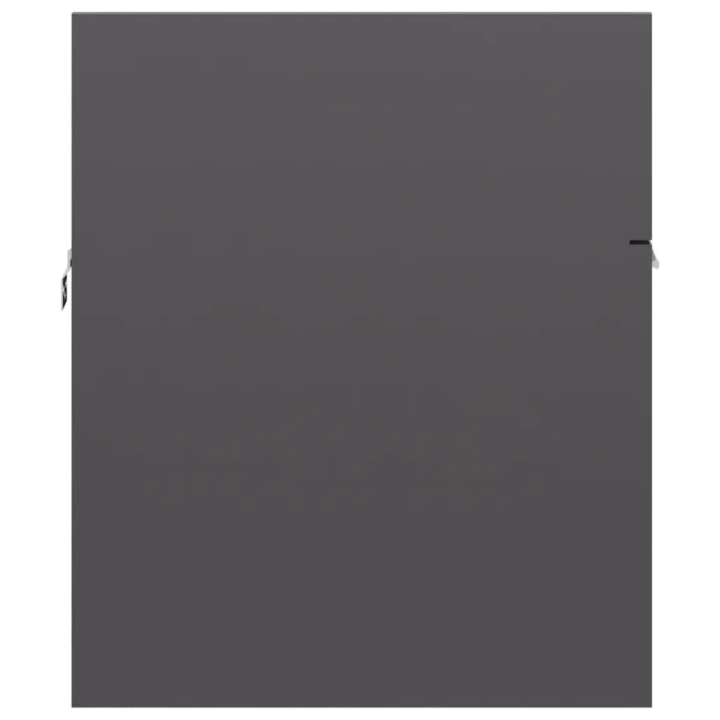 Mobile Lavabo | Armadio Lavabo Grigio Lucido 90x38,5x46 cm in Legno Multistrato