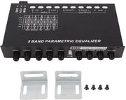 Equalizzatore Audio Regolabile 5 Canali - Crossover - Qualità del Suono - Installazione Facile - Regolazione Precisa - Materiali di Alta Qualità - Equalizzatore Automatico