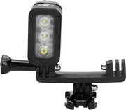 Lampada subacquea - Impermeabile - LED - Camera subacquea - Lampada per video - Attrezzatura da immersione - Adatto per la camera modello - Nero - Accessori da immersione - Lampada subacquea 500 Lumen.
