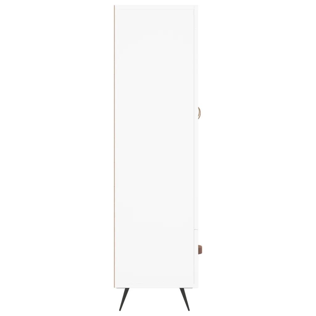 Credenza Bianca 69,5x31x115 cm in Legno Multistrato 830292