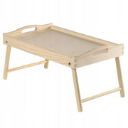 Tavolino da colazione pieghevole in legno KADAX per laptop da letto, vassoio regalo
