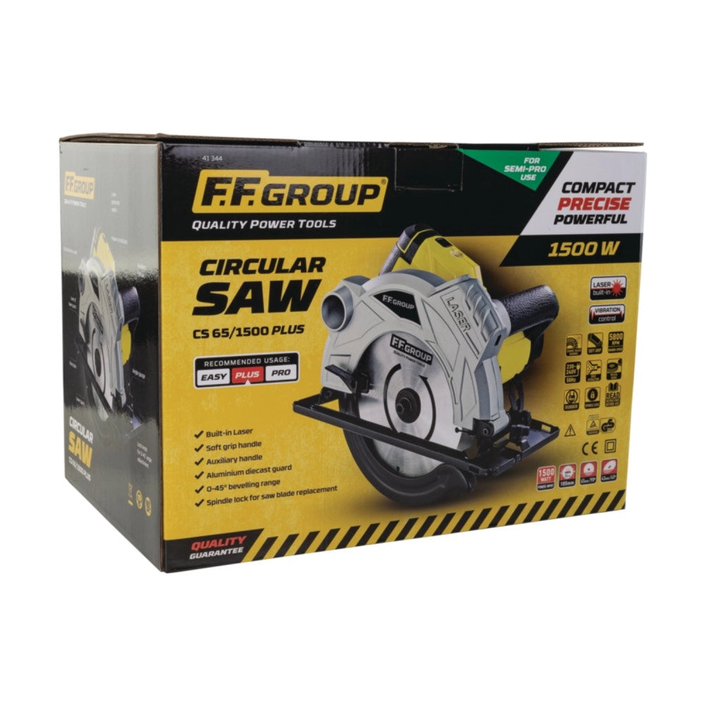Ff group - cs 65/1500 plus sega circolare portatile con lama da 185mm