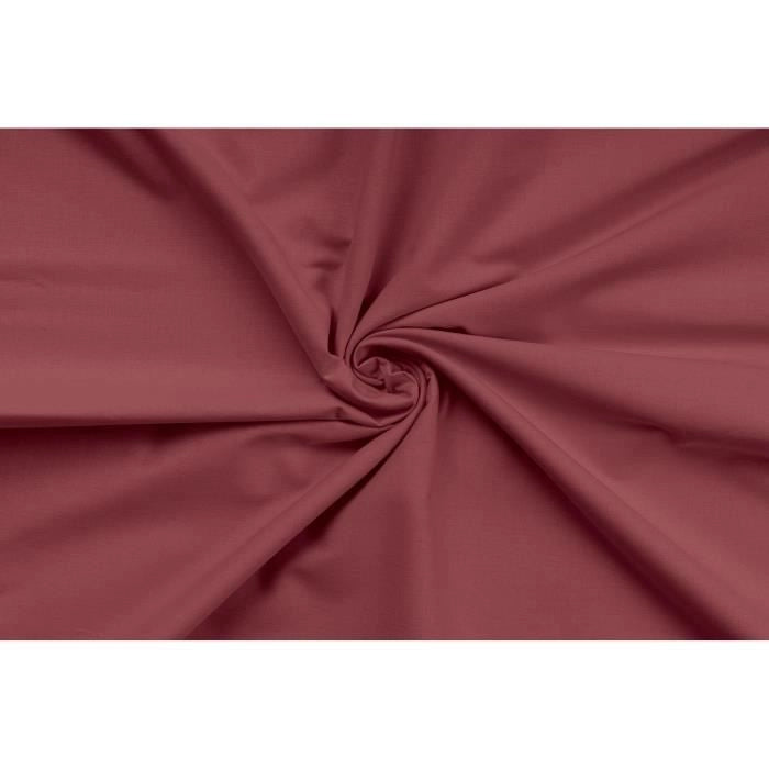 Completo letto - 1 copripiumino 220 x 240 cm + 2 federe 60 x 60 cm - 100% cotone rinforzato - Rosso