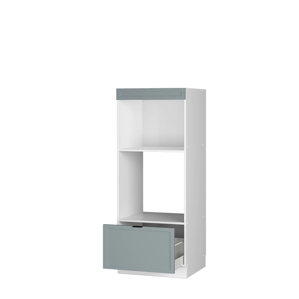 Vicco Set mobili bagno Blu-grigio chiaro 60 cm aperto