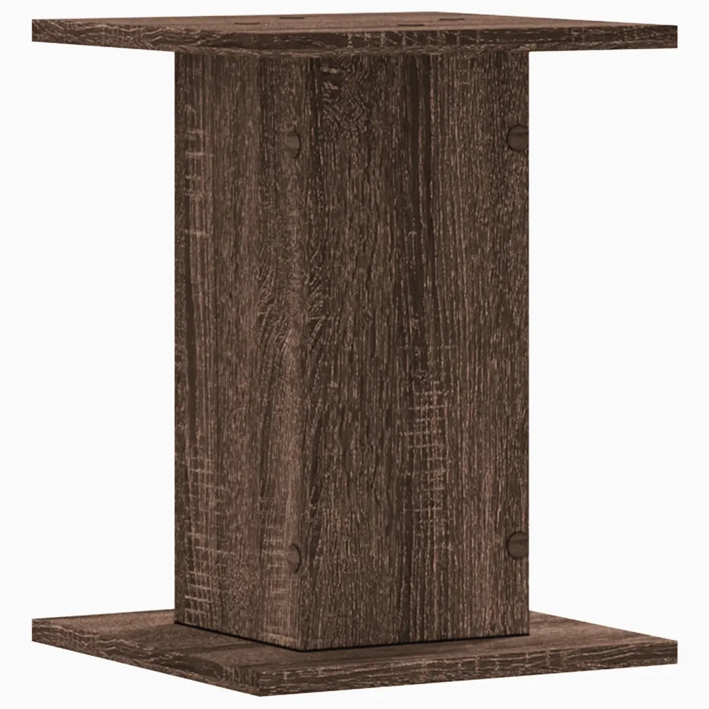 Supporti per Piante 2 pz Rovere Marrone 30x30x40 cm Truciolato