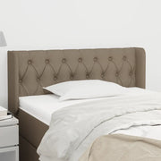 Testiera ad Orecchio-Testata con Orecchie Tortora 103x16x78/88 cm in Tessuto 399103