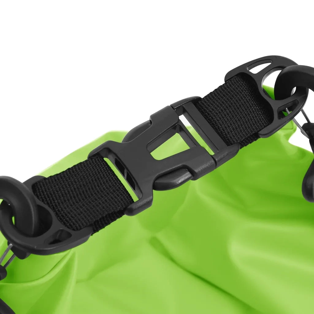 Borsa Impermeabile con Cerniera Verde 20 L in PVC 92777