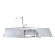 Lavello 90x50 cm gocciolatoio sinistro