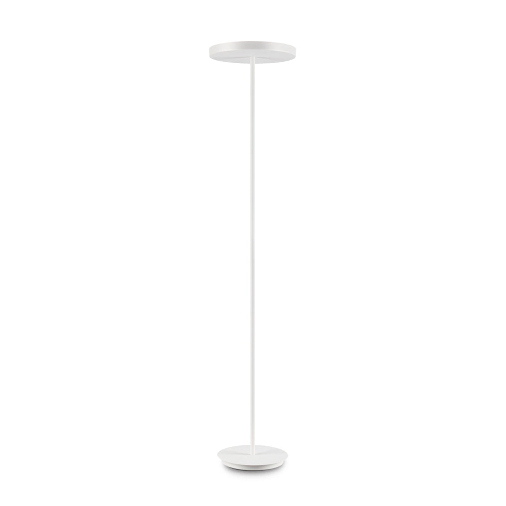 Piantana Moderna Colonna Metallo Bianco 4 Luci Gx53 9W 3000K Luce Calda
