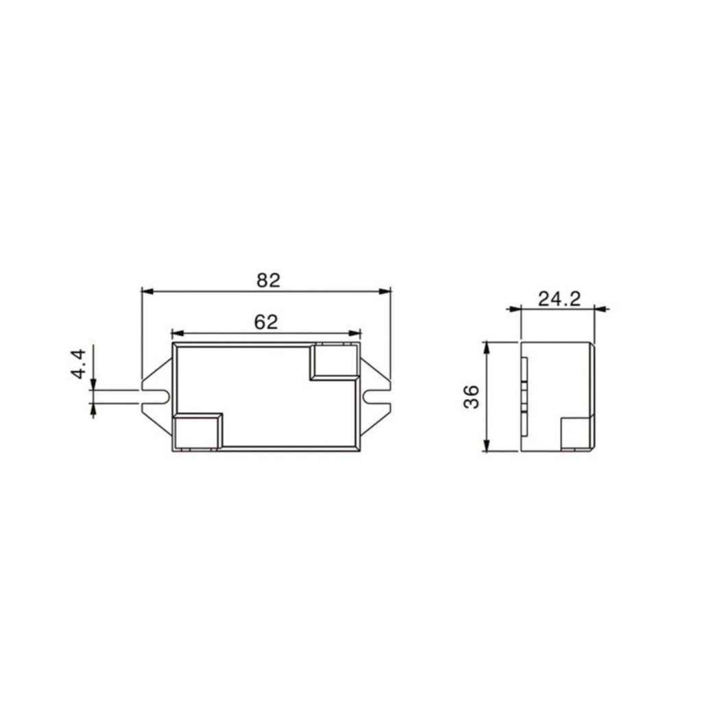 Alcapower Alimentatore Switching per Illuminotecnica 12W 12V 1A IP20, Compatto e Protetto da Sovraccarico, Sovratensione e Cortocircuito 12W1A