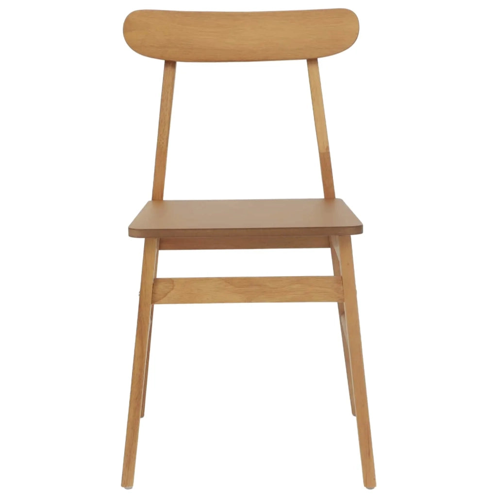 Sedia da pranzo 2 pcs Naturale 43 x 44,5 x 77 cm 42020486