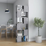 Libreria/Divisorio Grigio Cemento 60x24x186 cm in Truciolato 809102