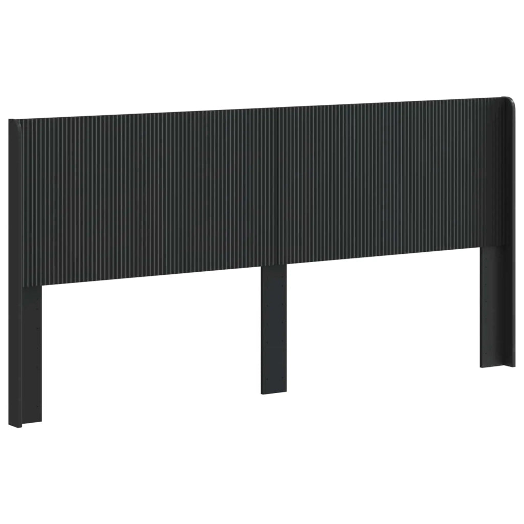 Testiera Letto Nero Legno ingegnerizzato 889556