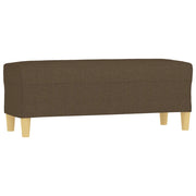 Panca Marrone 100x35x41 cm in Tessuto CFW7381221