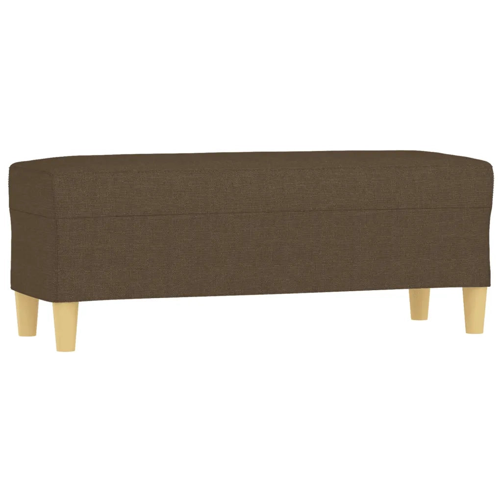 Panca Marrone 100x35x41 cm in Tessuto CFW7381221