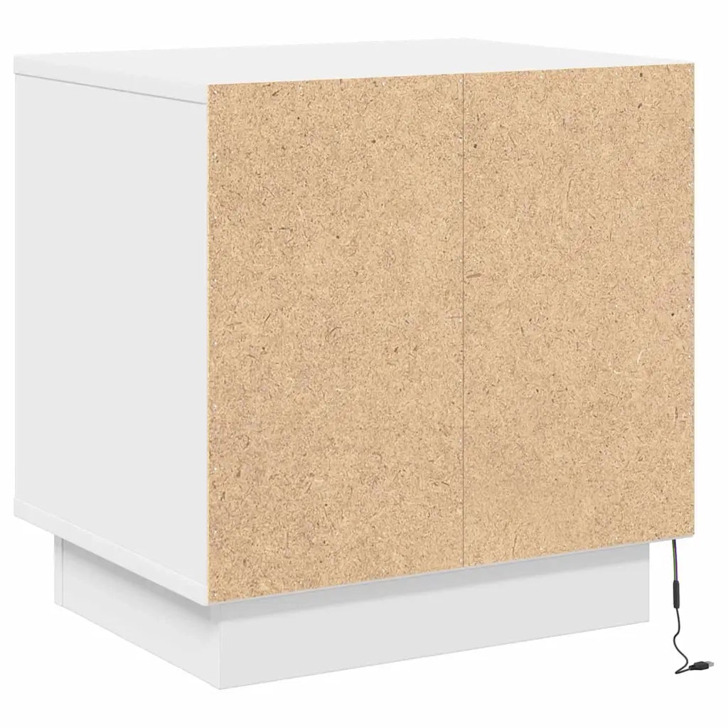 Armadio da Notte Bianco 44 x 34,5 x 45 cm Legno multistrato 869562