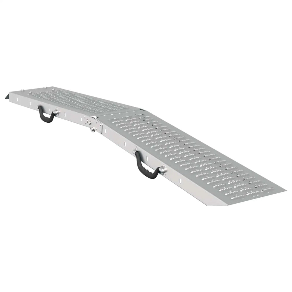 Rampe Pieghevoli 200kg per rampa 2 pcs Argento Acciaio zincato 42019250