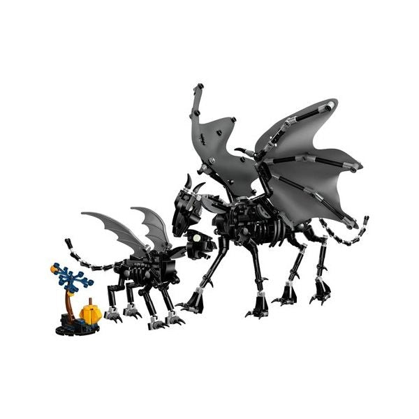 Costruzioni lego 76458 harry potter famiglia di thestral