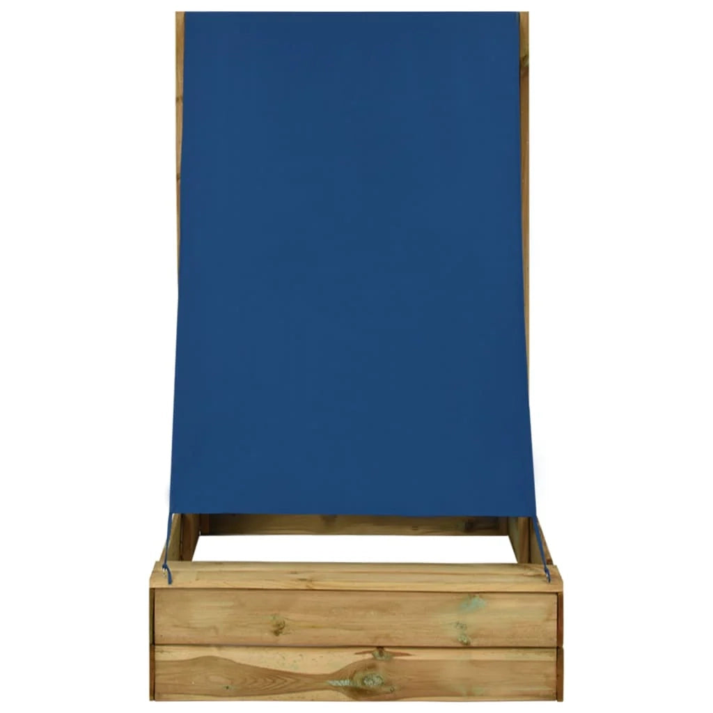 Sabbiera con tetto 80 x 60 x 97,5 cm legno di pino impregnato 02_0005057