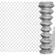 Recinzione in Rete in Acciaio Zincato 25x1 m Argento 141491