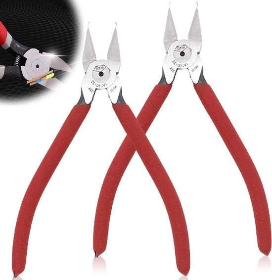 Elettrodotatore 2 pezzi - 152 cm multifunzionale precisie snip - con impugnature antiscivente - taglierino multifunzionale - per lavori di metalli teneri e confezioni di gioielli.
