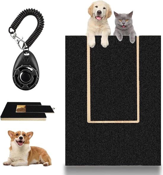 Kit di rasatura per cani - carta vetrata per unghie - vijl per unghie - nero
