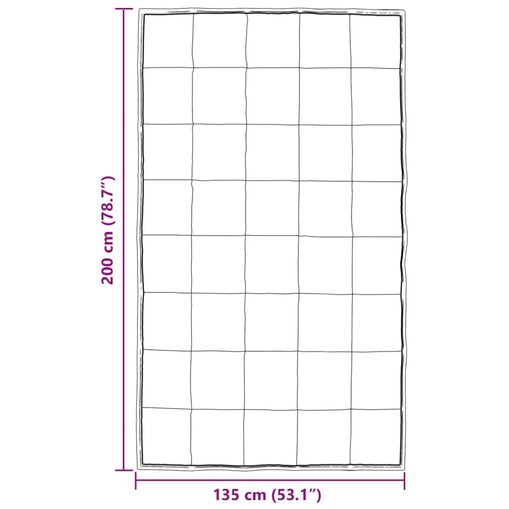 Duvet Invernale Argento 135 x 200 cm Satin e Micropile 42025860