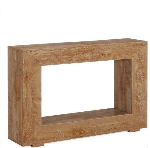 Tavolo consolle rustico marrone con piano 120 cm