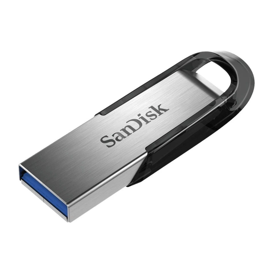 Chiavetta USB SanDisk ULTRA FLAIR da 128 GB USB Tipo-A 3.2 Gen 1 (3.1 Gen 1) Nero, Argento