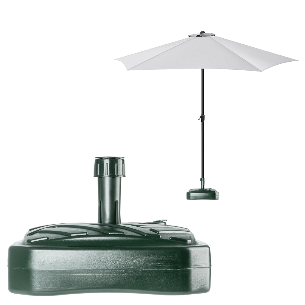 Base per ombrellone KADAX, supporto per ombrellone da giardino, quadrato, 39 cm, peso