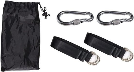 Kit di riempimento per boomschommel con riempimento sicuro - riempimento extra lungo - 1,5 m - inclusi chiodi di karabina - adatto a tutte le versioni di boomschommel - set di accessori