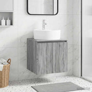 Mobile Lavabo da Parete Sonoma grigio 49,5 x 44,5 x 65 cm 890438