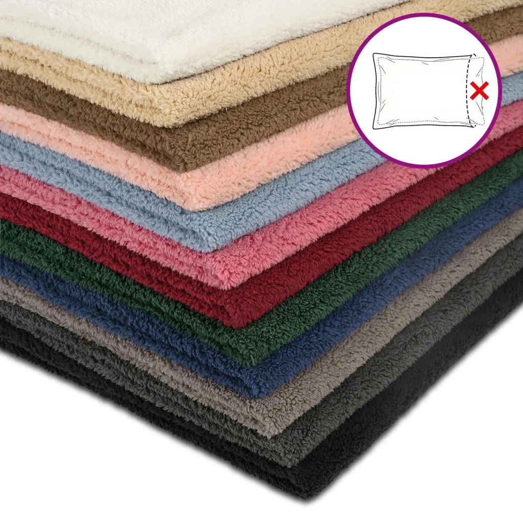 Federa 6 pcs HEERLEN Grigio Scuro 70 x 70 cm Bouclé 913396