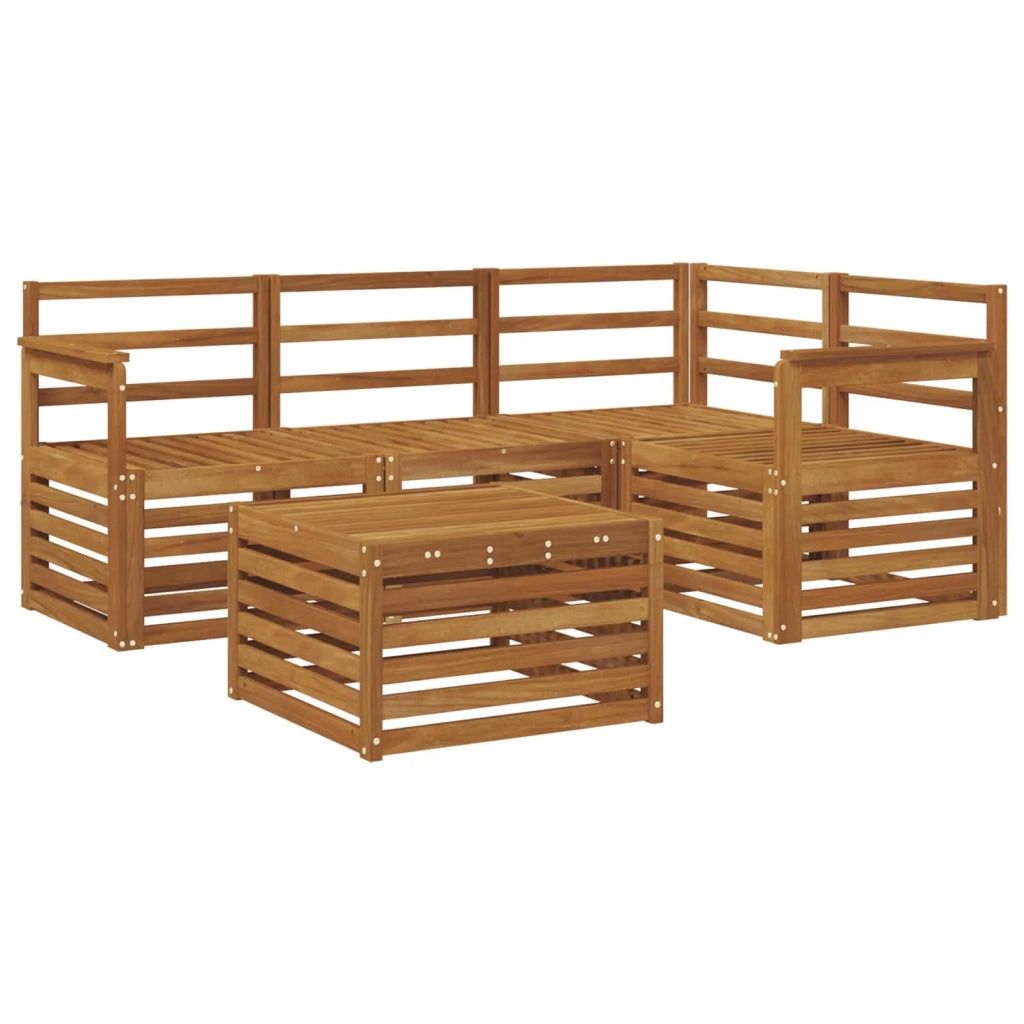 Set di divani da esterno 5 pcs Naturale 3374754