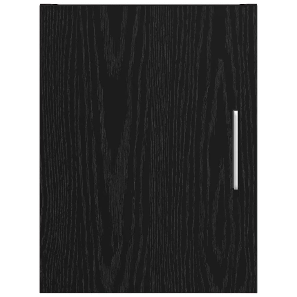 Mobiletto a muro Rovere Nero 30 x 42.5 x 39.5 cm 869149