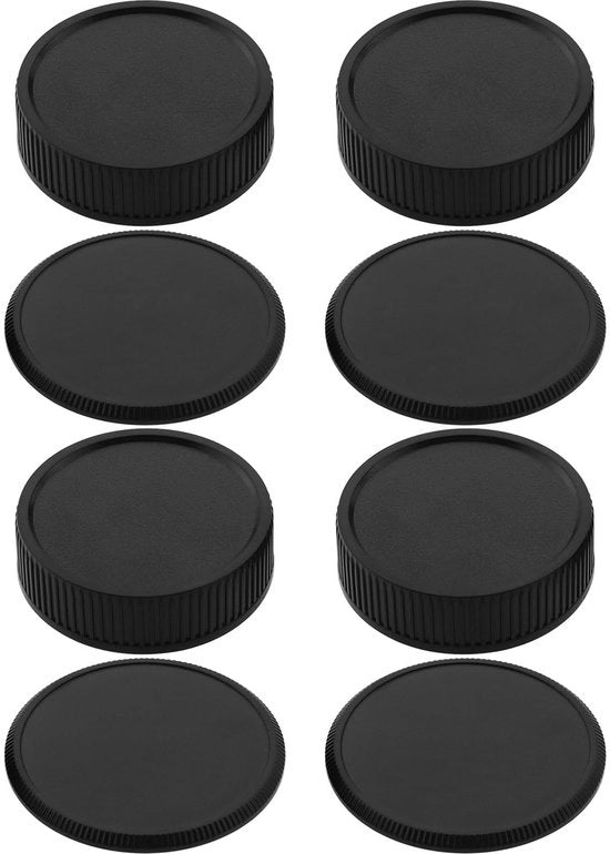 Corpi di protezione per fotocamera 4 pezzi - Copertura per lenti posteriore - Bodycap - Copertura per la parte posteriore - Impermeabile - Resistente ai graffi - Plastica rigida - Cap per fotocamera