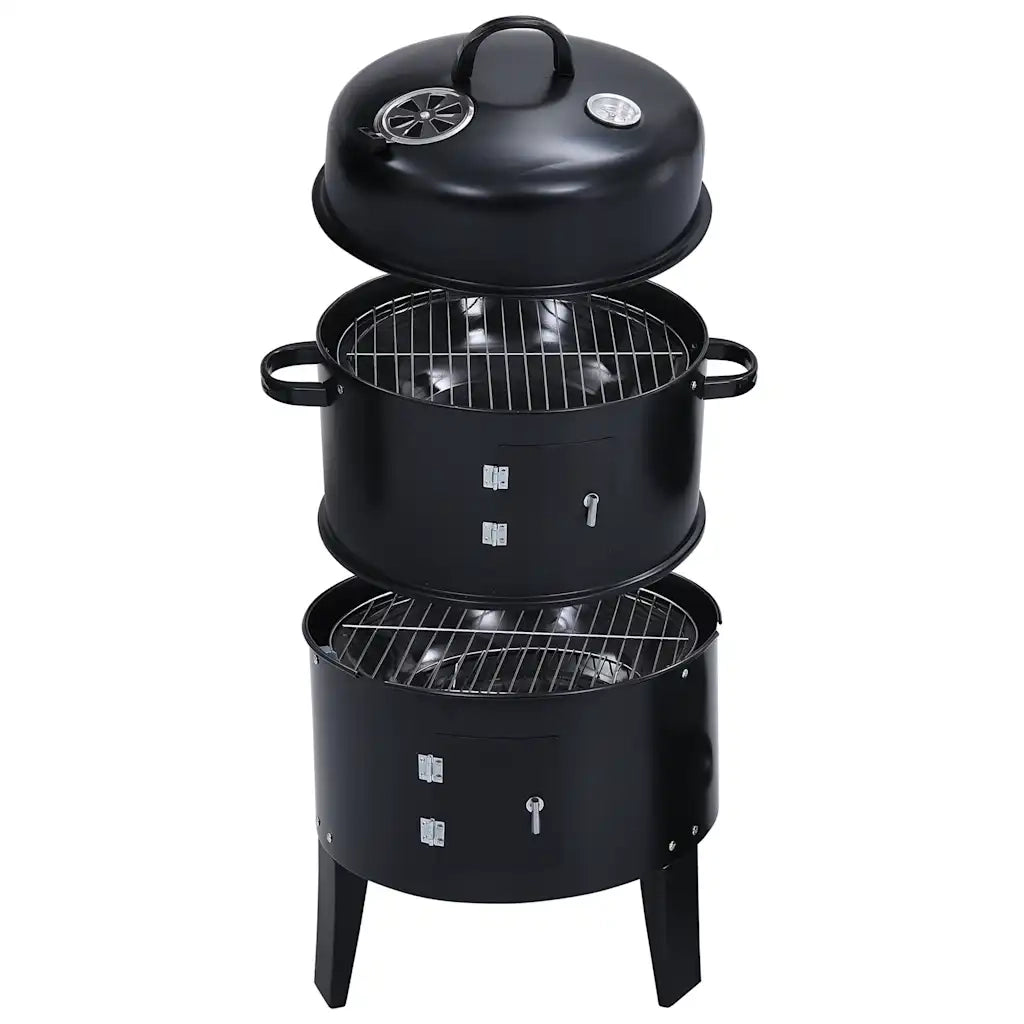 Griglia Barbecue a Carbone 3-in-1 40x80 cm CFW9944832