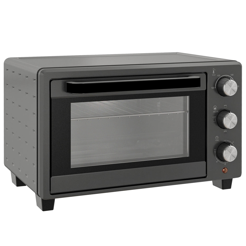 Mini Forno Elettrico 21 L 1400 W con 3 Modalità; Temperatura 100-230°C; Timer 60 Min e Teglia