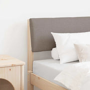 Testiera imbottita Talpa 80 cm Pino massello 879147