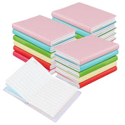 Agenda Mini 18 Unità - Libretto Portatile - Copertina in Imitazione Pelle - 8 x 10 cm - 100 Fogli - Colori Vivaci - Blocchetto di Note