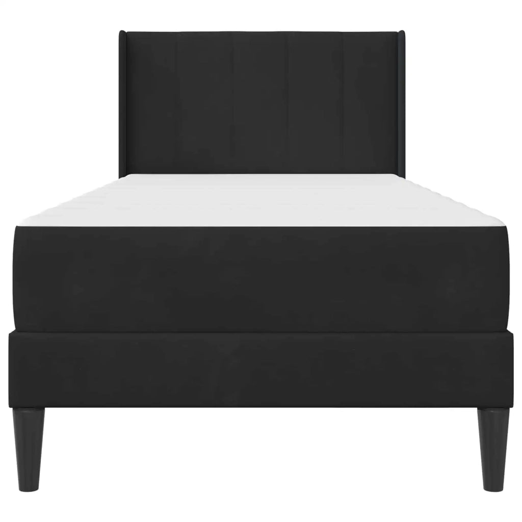 Struttura letto con materasso Nero 100 x 200 cm Velluto 3414847