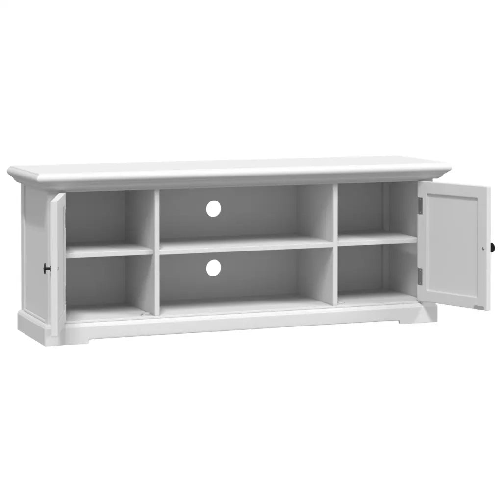 vidaXL Mobile Porta TV Bianco 110x30x41 cm in Legno Multistrato