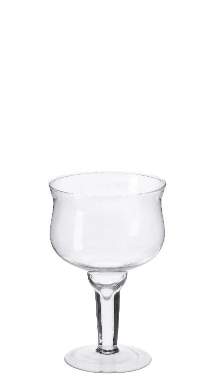 Vaso Decorativo Casa in Vetro con Piede Kimmy 24 cm