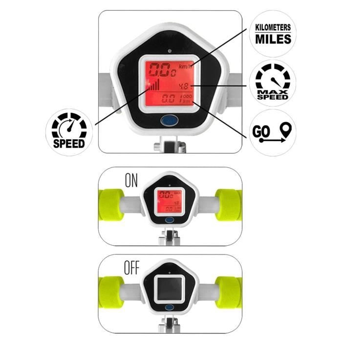 Scooter pieghevole Scooter Control - Blu