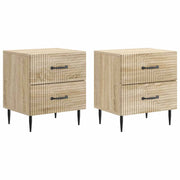 Armadio da Notte 2 pcs Rovere Sonoma 43 x 34,5 x 47,5 cm