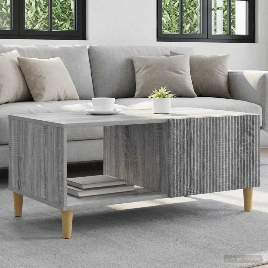 Tavolino da salotto Grigio Sonoma 90 x 50 x 40 cm 894731